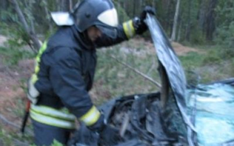 В Коми три молодых парня попали в жесткое ДТП