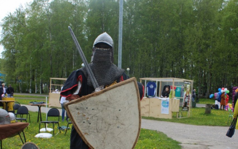 В Сыктывкаре на фестивале «ГажаДвиж» роботы играют в футбол, а рыцари гуляют в доспехах (фото)