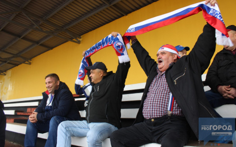 На фан-зоне сыктывкарцы посмотрели матч-открытие первого ЧМ по футболу в России