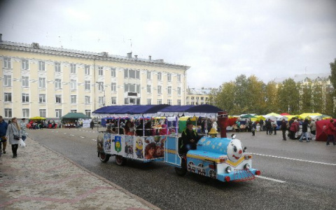Госавтоинспекция Сыктывкара запретила «машинисту» паровозика катать детей по площади