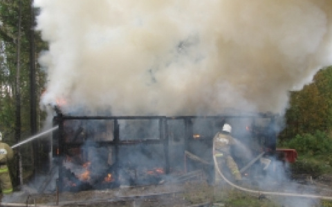 На пожаре в деревне под Сыктывкаром погиб мужчина