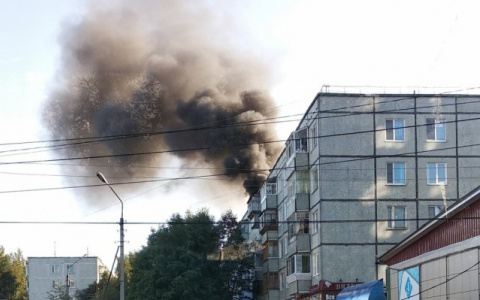 В Сыктывкаре произошел пожар в многоквартирном доме
