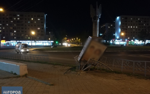 В центре Сыктывкара произошло жесткое ДТП, которое никто не видел (фото)