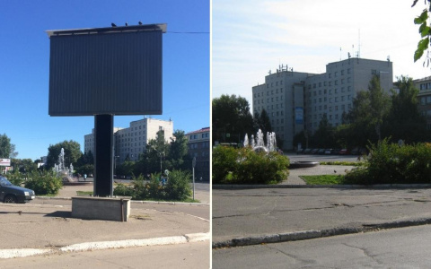 Правительство Коми показало, какими стали города региона после очистки от кричащей рекламы