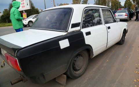 Сыктывкарские автоинспекторы устроили погоню за тонированной «классикой»