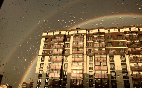 Двойная радуга среди осенней хандры: 7 лучших фото от сыктывкарцев