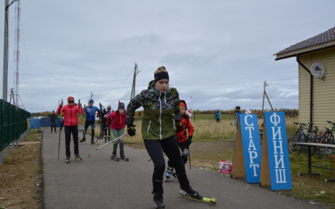 В одном из городов Коми прошли гонки на лыжах с колесами