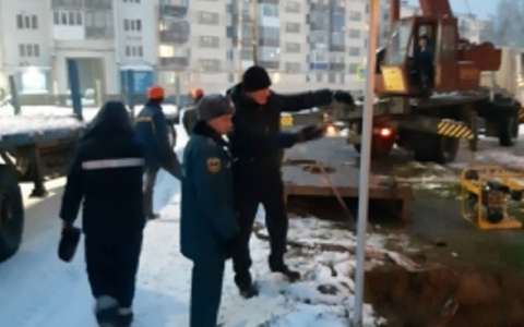 В одном из городов Коми десятки домов остались без отопления из-за утечки