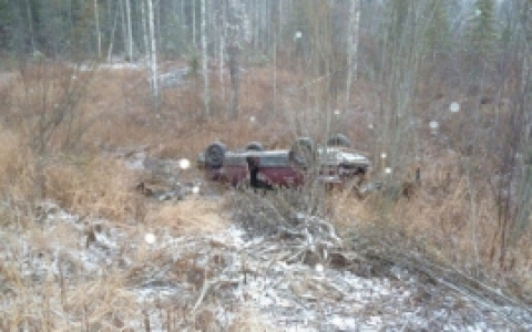В Коми пьяный водитель улетел в кювет и оглох
