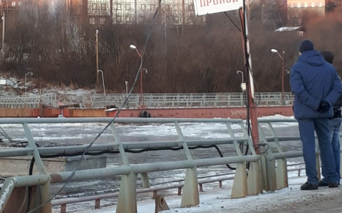 В Сыктывкаре восстановили переправу в Заречье