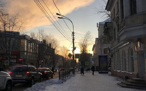 Фото дня: радующий глаз рассвет в Сыктывкаре