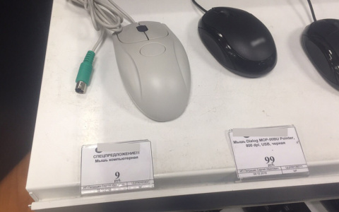 В Сыктывкаре продают мышь для компьютера за 9 рублей: как собрать самый дешевый компьютер