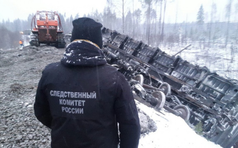 В Коми задерживают поезда из-за сошедшего с рельс состава в соседней области