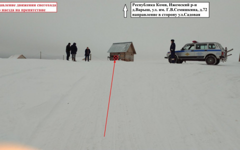 Появились подробности аварии в Коми, где разбились две девушки на снегоходе