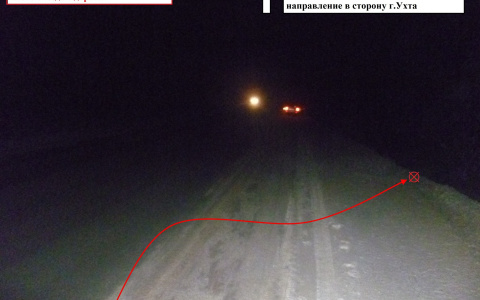 В Коми любитель быстрой езды оказался в кювете