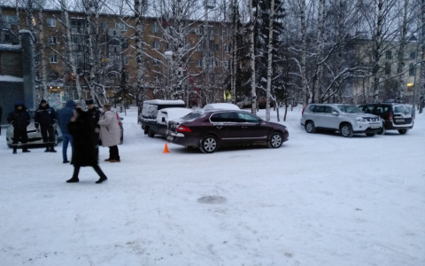 В Сыктывкаре иномарка сбила пенсионера