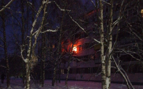 В Коми пожар в пятиэтажке унес жизнь женщины-инвалида (видео)