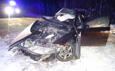 В Коми прошли похороны водителя «Мазды», который на трассе влетел в «Ладу»