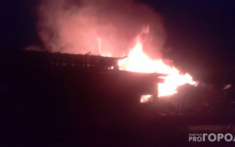 В Сыктывкаре сгорел дотла дачный дом