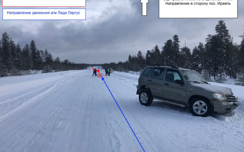 В Коми водитель «Нивы» пошел на обгон и столкнулся с «Ладой», пострадали трое