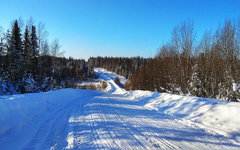 В Коми спасли двоих мужчин, которые попали в снежную западню на зимнике