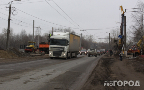 Движение большегрузов по Сыктывкару ограничат до конца весны