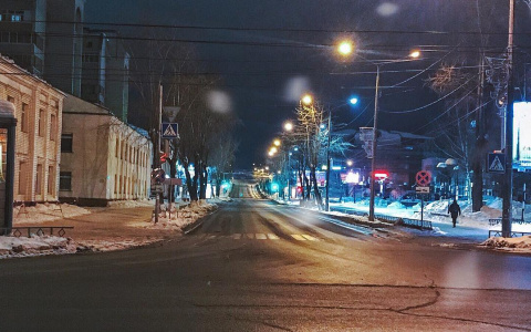 Фото дня: ночная прогулка по Сыктывкару