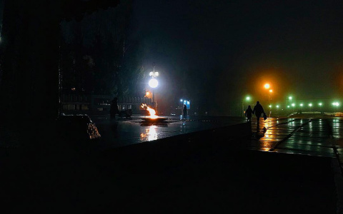 Фото дня: огни ночного Сыктывкара
