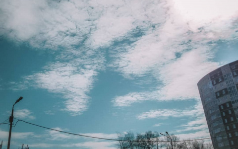 Фото дня: прекрасные облака в небе Сыктывкара