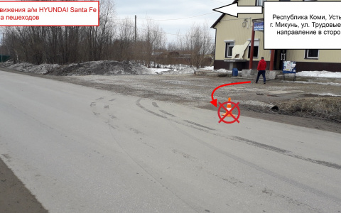 В Коми водитель «под градусом» сбил двух человек