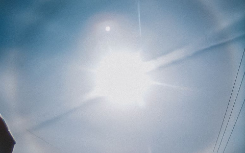 Фото дня: удивительное природное явление в небе над Сыктывкаром