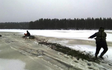 В Коми под лед провалился 70-летний рыбак из Сыктывкара