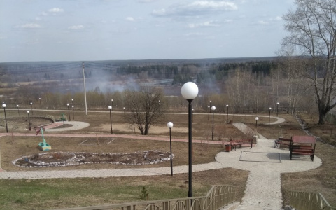 В Сыктывкаре два часа тушили тысячу «квадратов» полыхающей травы