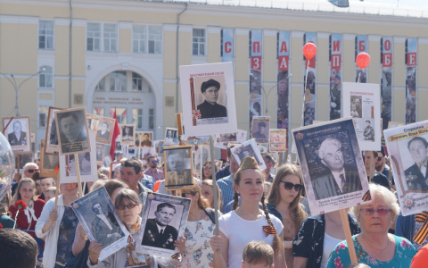 Стало известно, сколько сыктывкарцев приняло участие в «Бессмертном полку»