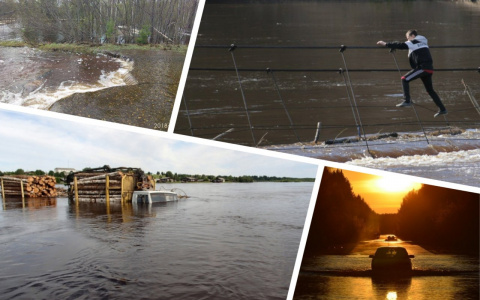 Автобус-«Титаник», подводный Сыктывкар и плавучие КамАЗы: как топило Коми последние несколько лет (фото, видео)