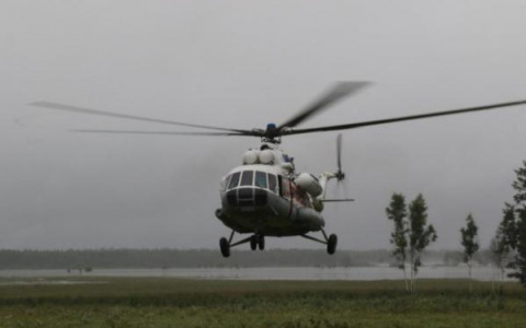 В Коми неизвестные швырнули в вертолет «коктейль Молотова»