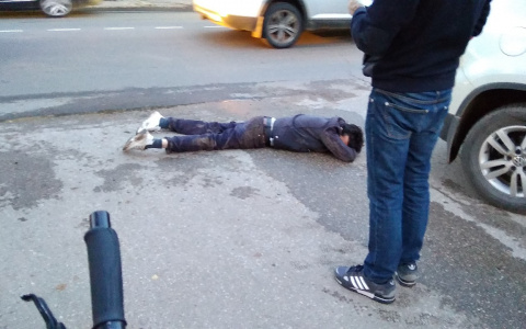 В центре Сыктывкара сбили нетрезвого мужчину (фото, видео)