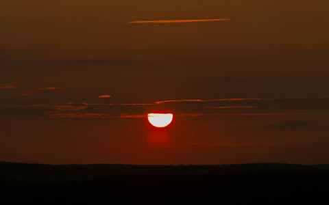 Фото дня в Сыктывкаре: кровавый закат первой недели осени