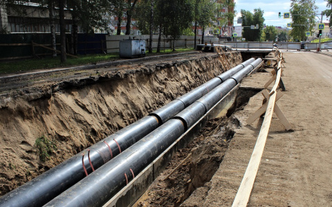 В Сыктывкаре завершили реконструкцию трубопровода на улице Первомайской