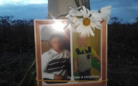 Люди несут цветы к месту страшной аварии, где погибли сыктывкарец и его сын