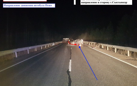 В Коми столкнулись «Рено» и пассажирский микроавтобус, один человек погиб