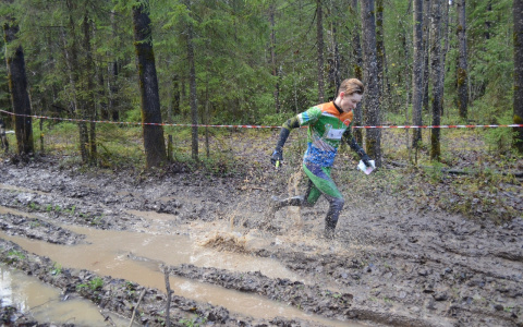 Фото дня: сыктывкарцы бегали по лесу по уши в грязи