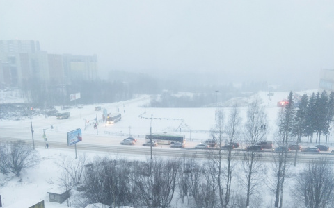 Когда закончится снегопад в Сыктывкаре: мнение синоптиков