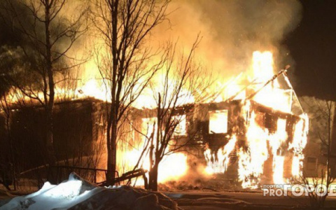 В Коми из-за гололеда пожарные 40 минут ехали на вызов