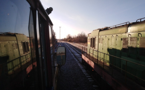 Фото дня в Сыктывкаре: северный поезд готовится к дальней дороге