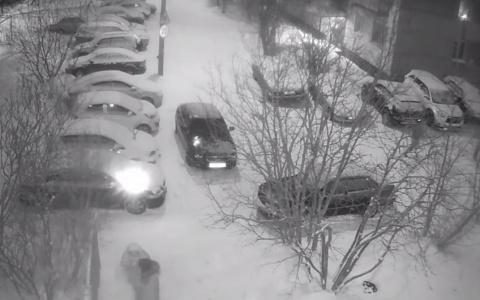 Подростки петардой повредили автомобиль жителя Коми (видео)