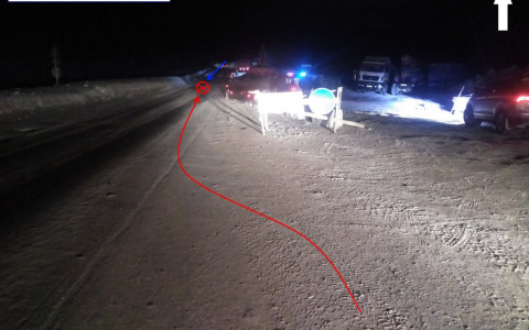 В Коми водитель КамАЗа не посмотрел на знак и налетел на «Ладу»