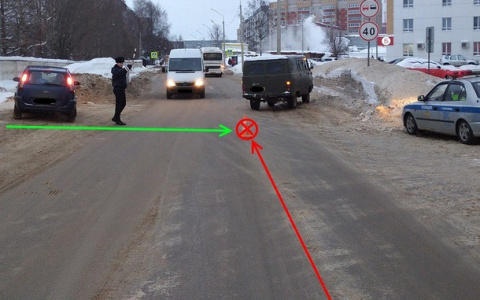 В Сыктывкаре под колеса «буханки» попала 82-летняя бабушка