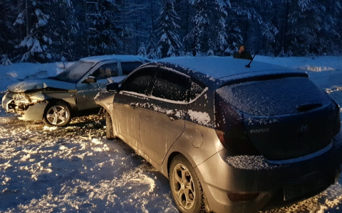 В Коми произошла жесткая тройная авария: пострадал ребенок