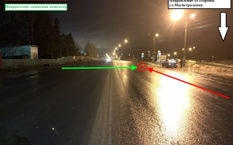 В Сыктывкаре водитель ВАЗа переехал человека